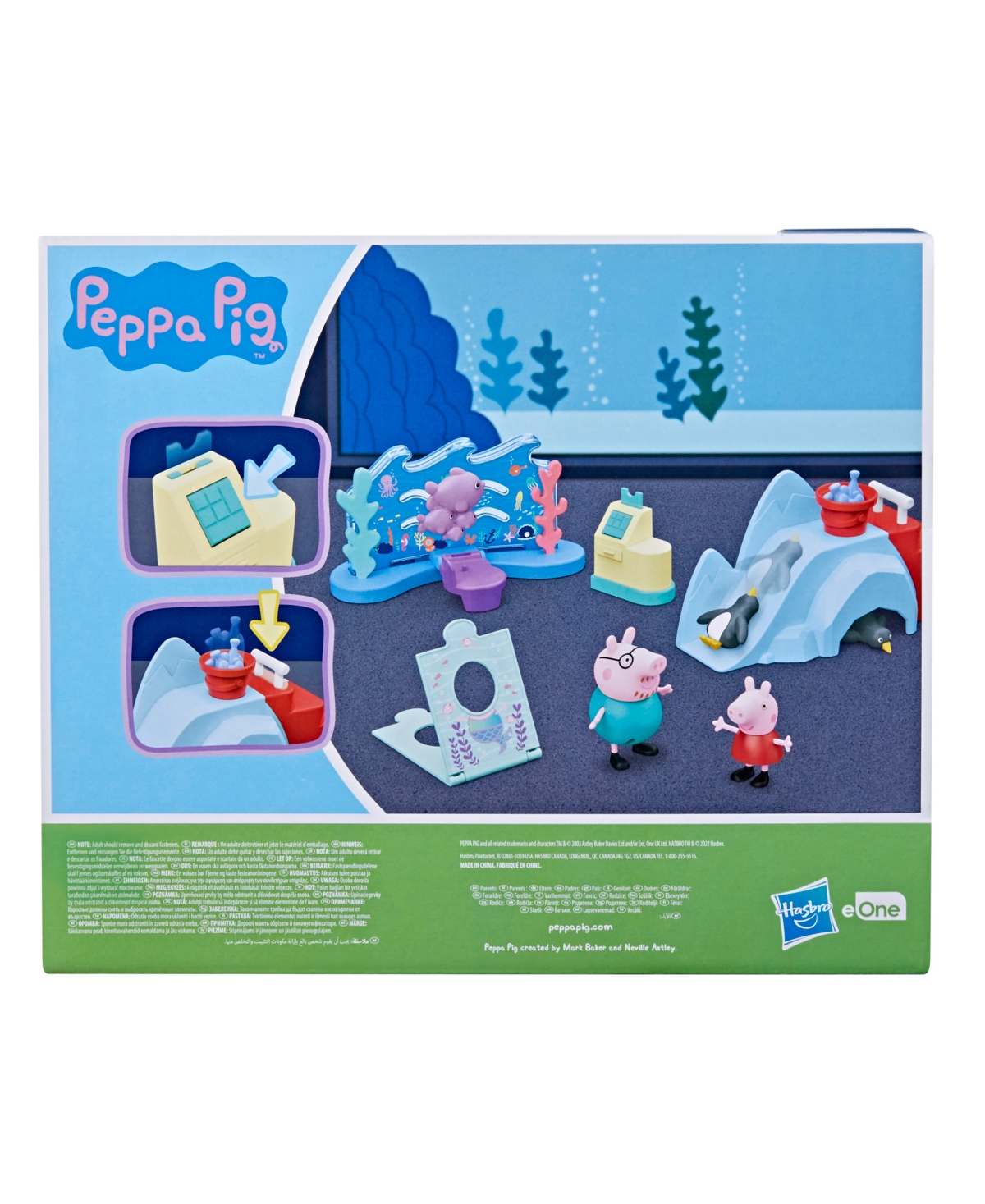PEPPA PIG PEPPA AQUARIUM ADVENTURE PLAY SET, 8 PIECE 