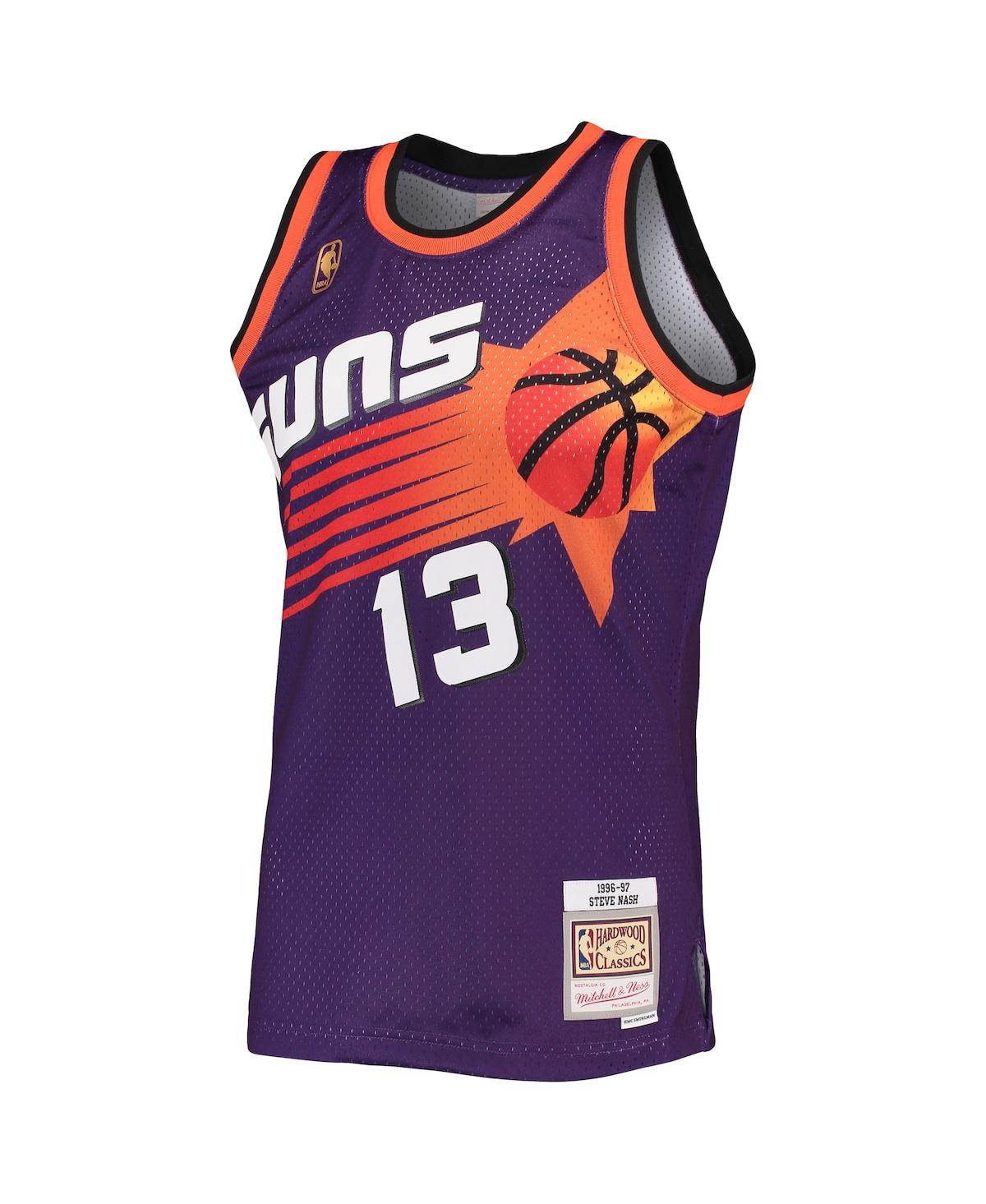 Men's Steve NashPhoenix Suns 1996-97 Hardwood Classics Swingman Jersey - Purple