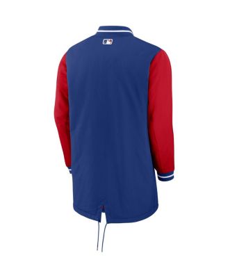 Men's Royal Chicago Cubs Dugout Performance Full-Zip Jacket