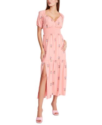 Betsey Johnson - Embroidered Sweetheart Midi Dress