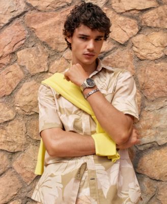 Men's Two-Tone Stainless Steel Bracelet Watch 44mm