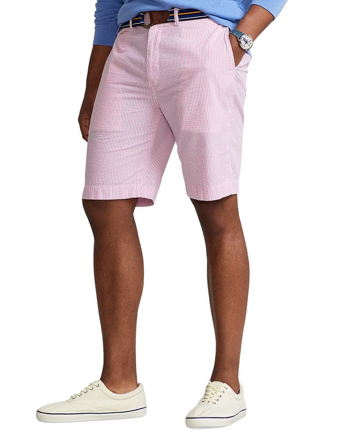 Polo Ralph Lauren Men's Big & Tall Classic Fit Seersucker Short - Macy's
