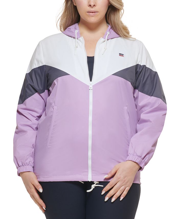 Levi's Trendy Plus Size Colorblock Rain Slicker Jacket & Reviews - Jackets  & Blazers - Plus Sizes - Macy's