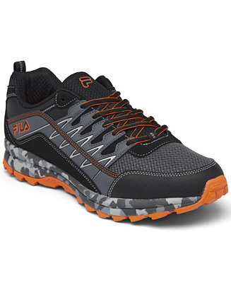 Fila Men's Evergrand Trail Running Sneakers from Finish Line & Reviews ...