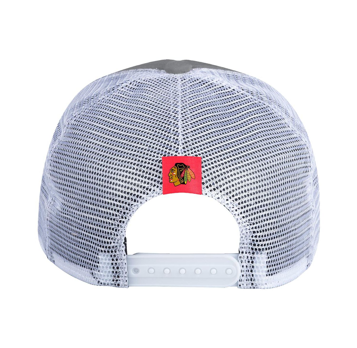 Women's Gray, White Chicago Blackhawks Foam Trucker Snapback Hat