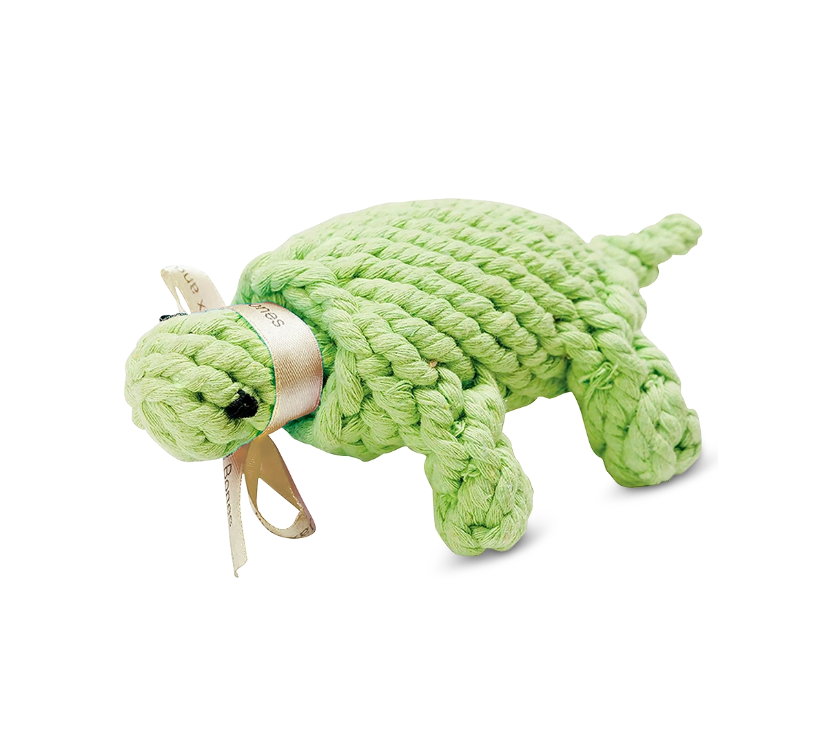 Turtle Rope Dog Toy - Green