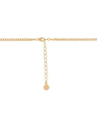 Open Heart Pendant Necklace in 10k Gold, 16" + 2" extender