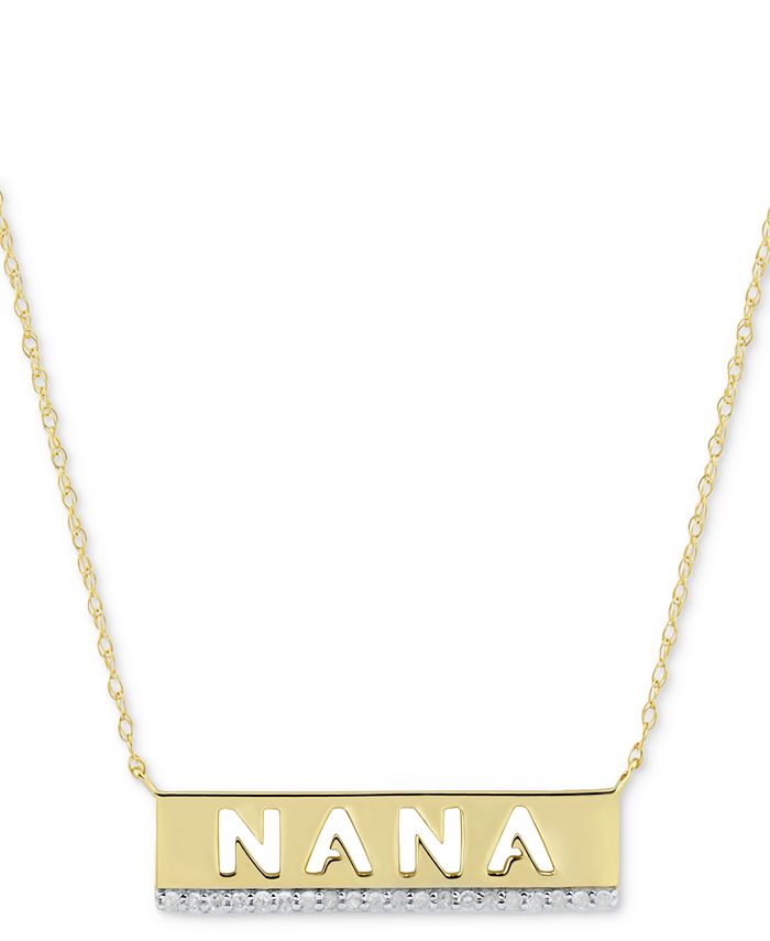 Nana bar necklace Clearance