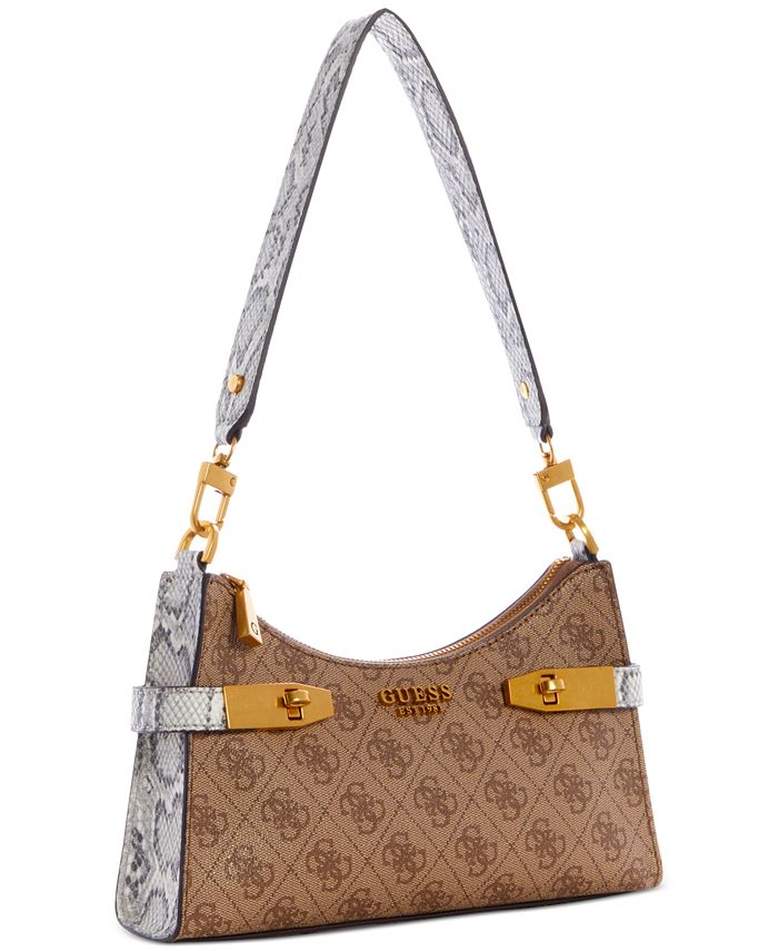 GUESS Zadie Logo Top Zip Shoulder Bag Macy's
