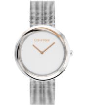 Calvin Klein CK Sensation - Women's 2 Hand Quartz Watch - Stainless Steel  and Leather - Water Resistant 3 ATM/30 Meter - Classic Premium Ladies