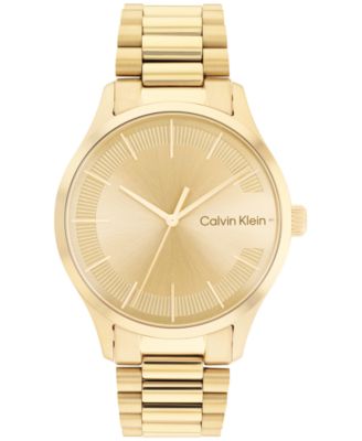 Calvin Klein - Men's Iconic Gold-Tone Bracelet Watch 40mm