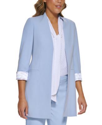 calvin klein pastel blue coat