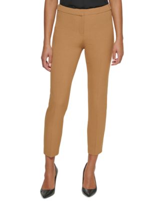Calvin Klein - Petite Highline Textured Pants