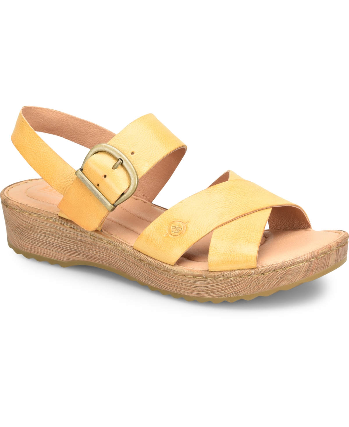 Born Women's Aida Comfort Sandal Women's Shoes In Yellow ModeSens
