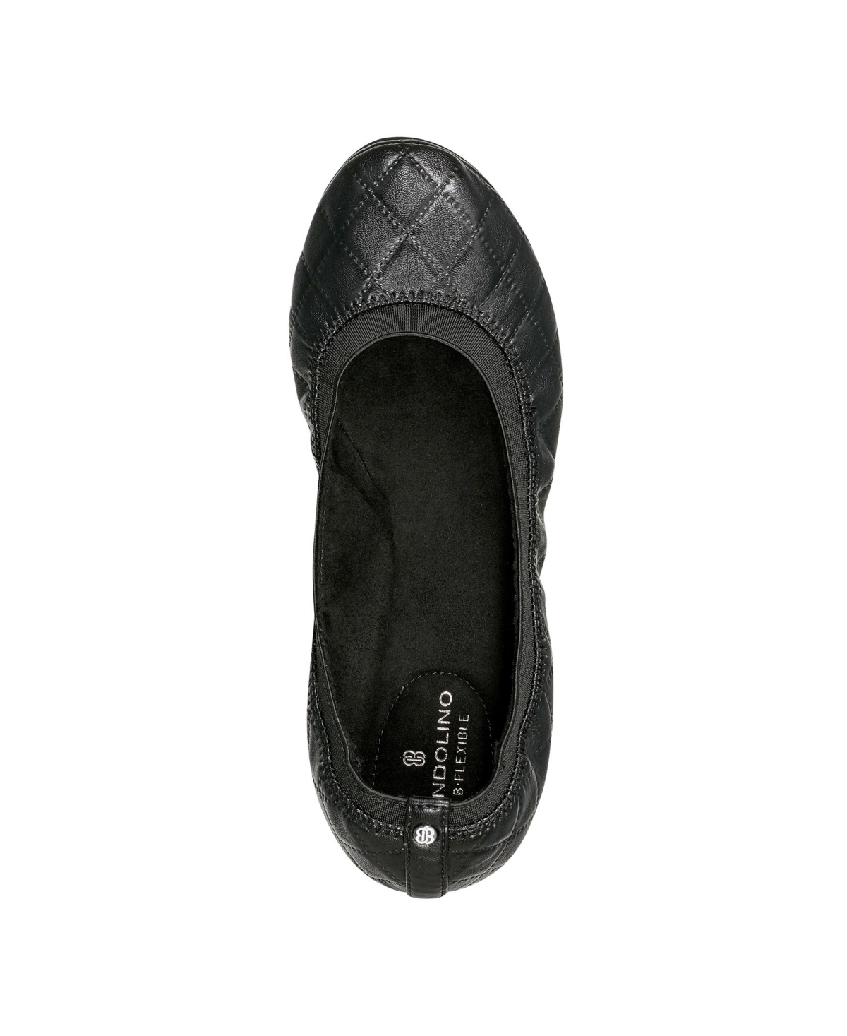 Shop Bandolino Women's Edition Ballet Flats In Black Quilted