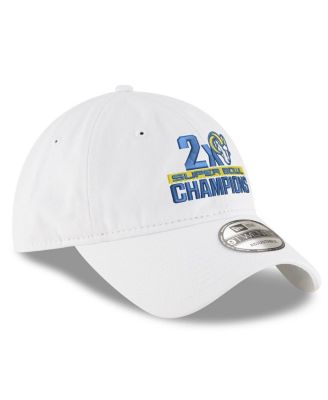 Men's White Los Angeles Rams 2-Time Super Bowl Champions 9TWENTY Adjustable Hat