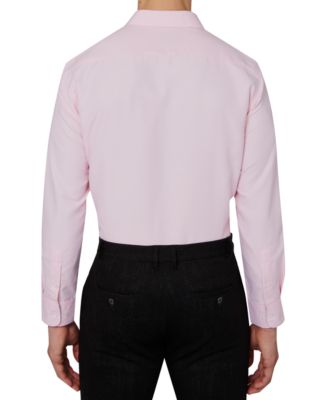 Men's Regular Fit Solid Wrinkle Free Performance Dress Shirt