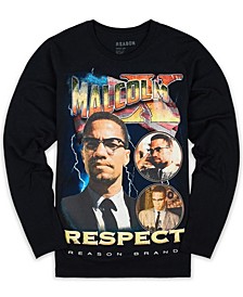 Men's Malcolm X Respect Long Sleeves T-shirt