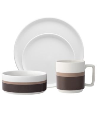 ColorStax Stripe Place Setting, 4 Piece
