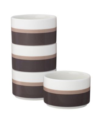 ColorStax Stripe Mini Bowls, Set of 4