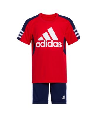 adidas Little Boys Game Time Shorts Set, 2 Piece & Reviews - Activewear ...