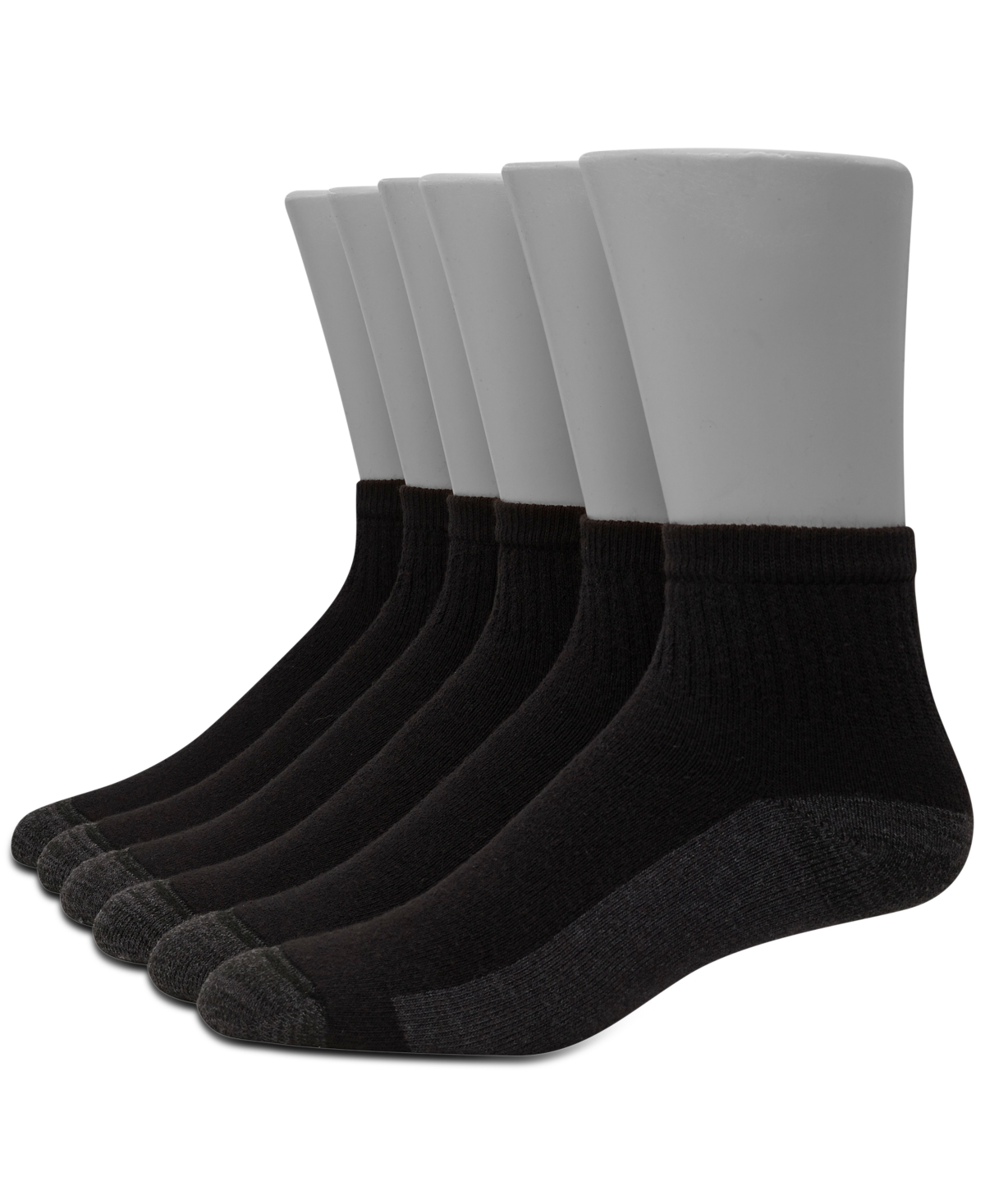 Hanes Men's 6-Pk. Ultimate Xtemp Ultra Cushion Ankle Socks