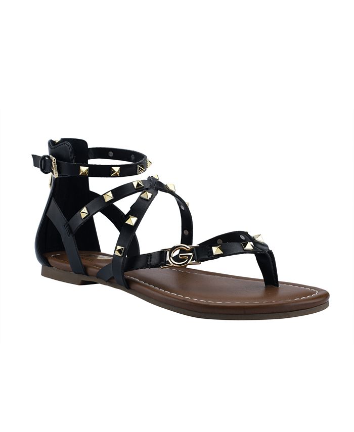 GBG Los Angeles Women s Lenra Studded Gladiator Sandals Macy s