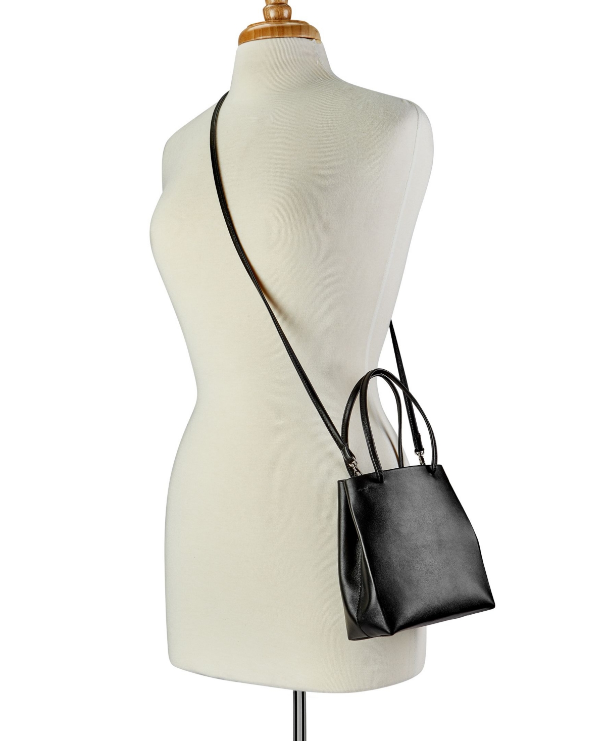 GiGi New York Women's Sydney GiGi New York Women's Mini Shopper - Black - Italian Genuine Leather