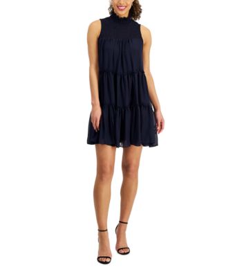 Taylor Chiffon Women's Tiered Dress - Macy's