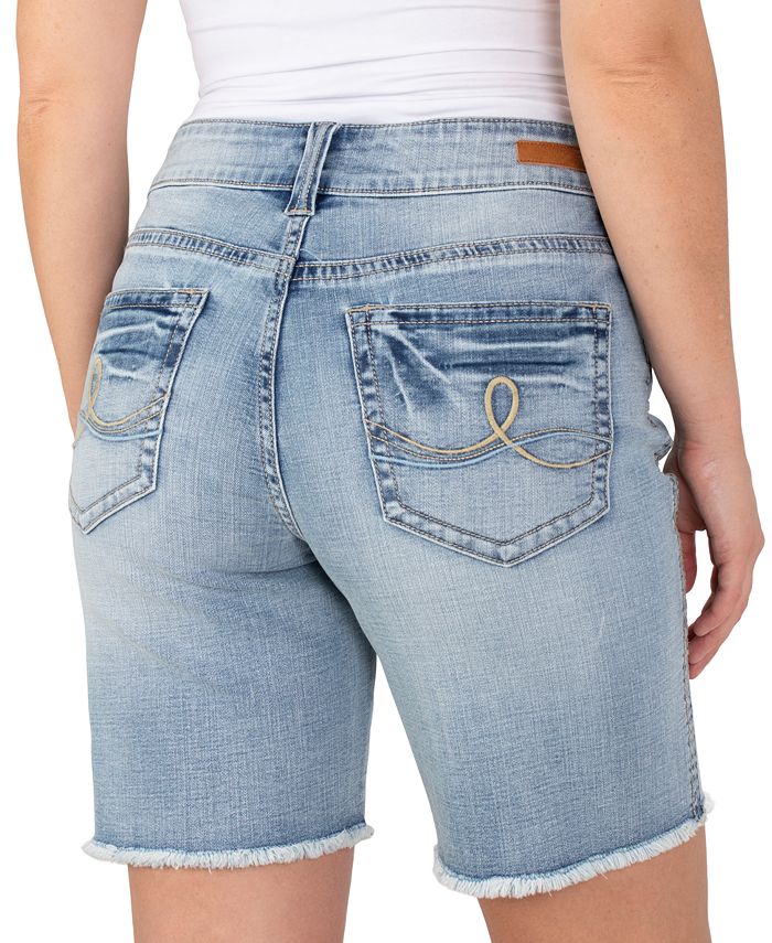 Seven7 Bermuda Jean Shorts - Macy's