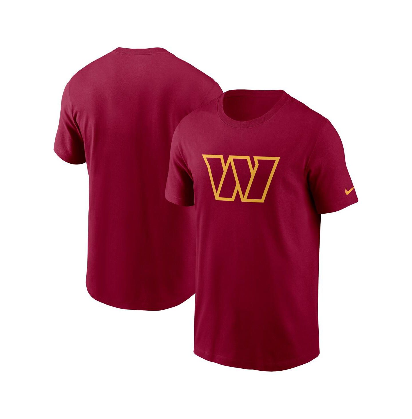 Мужская футболка Nike Burgundy Washington Commanders Primary Logo — фото 2