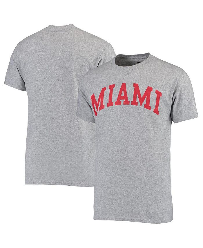 Fanatics Men's Branded Gray Miami University RedHawks Basic Arch T