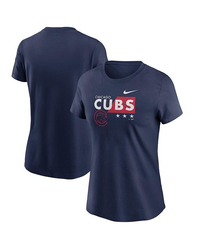 Nike Women's Navy Chicago Cubs Americana T-shirt - Macy's