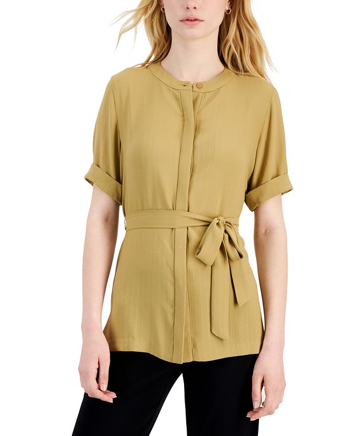 Alfani short new arrivals sleeve tops