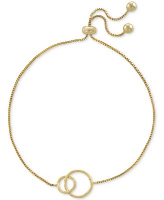 Interlocking Rings Chic 18K Gold Plated Bracelet Interlocking Rings Chic 18K Gold Plated Bracelet