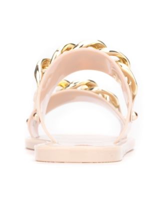 Women's Naveen Chain Jelly Slide Flat Sandals