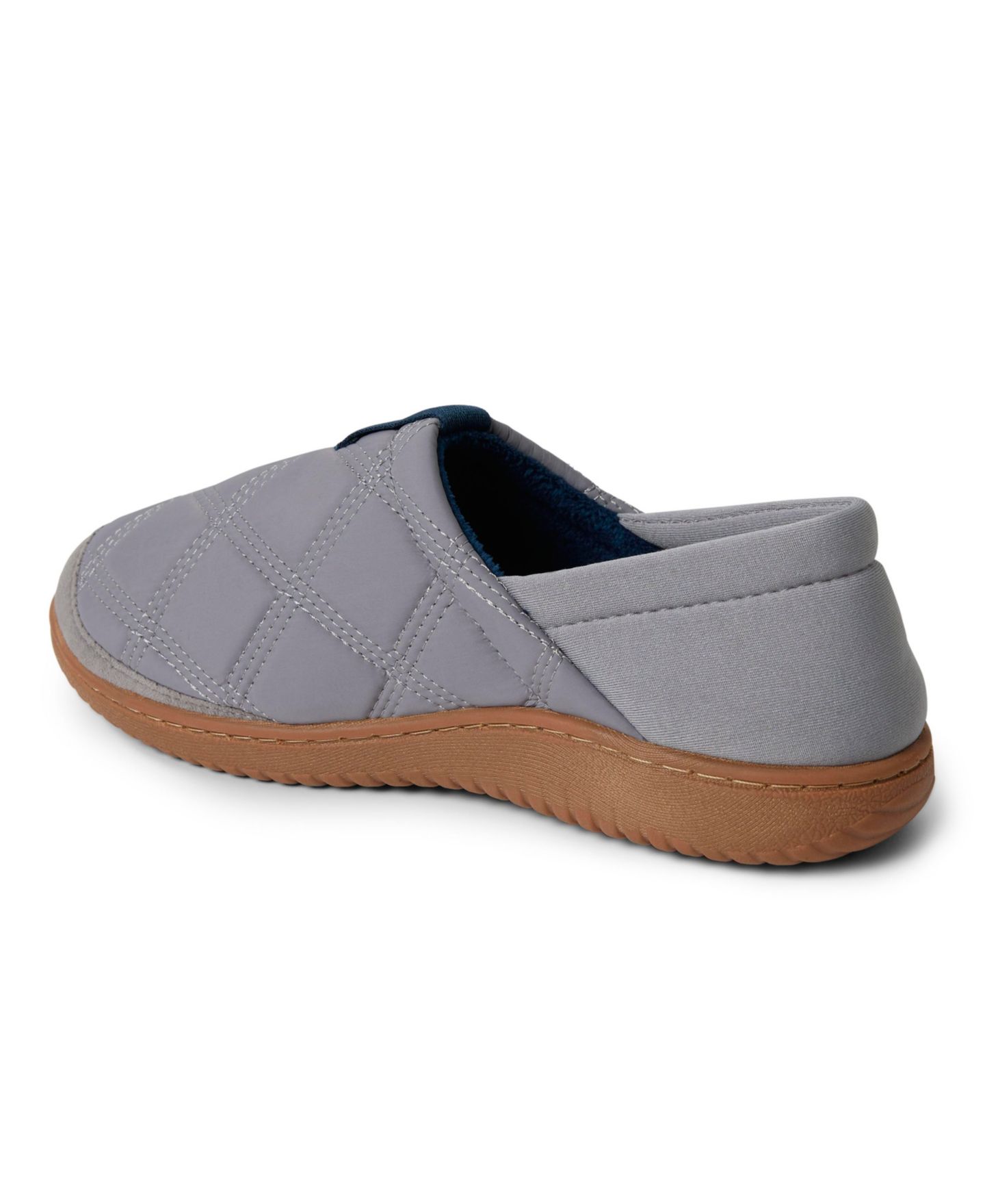 Женские тапочки Dearfoams River Closed Back Collapsible Heel House Shoe Slipper, цвет: Средний серый — фото 5