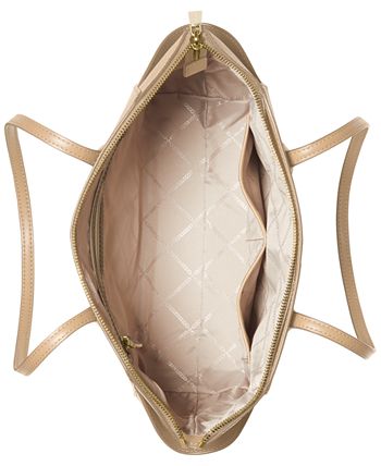 Michael Kors Laney Medium Leather Top Zip Tote Bag - Macy's