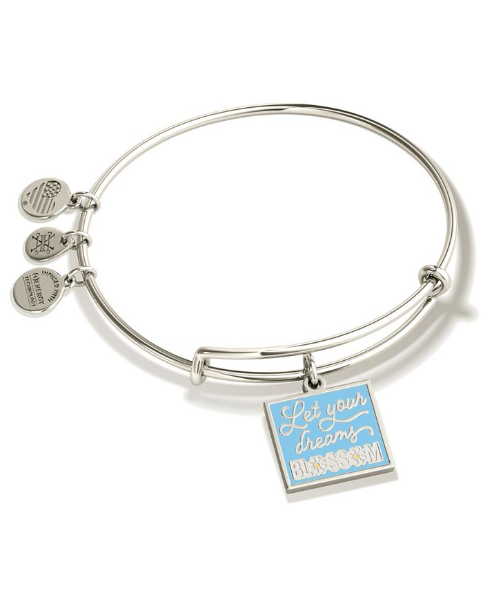 Alex and Ani Let Your Dreams Blossom Charm Bangle Bracelets Macy s