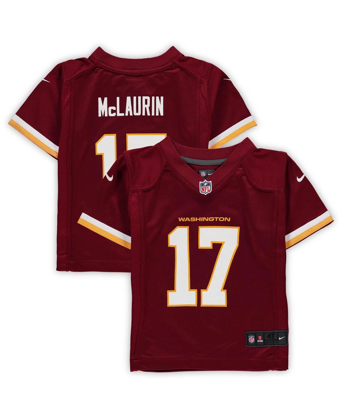 Boys and Girls Toddler Nike Terry Mclaurin Burgundy Washington Football Team Game Jersey