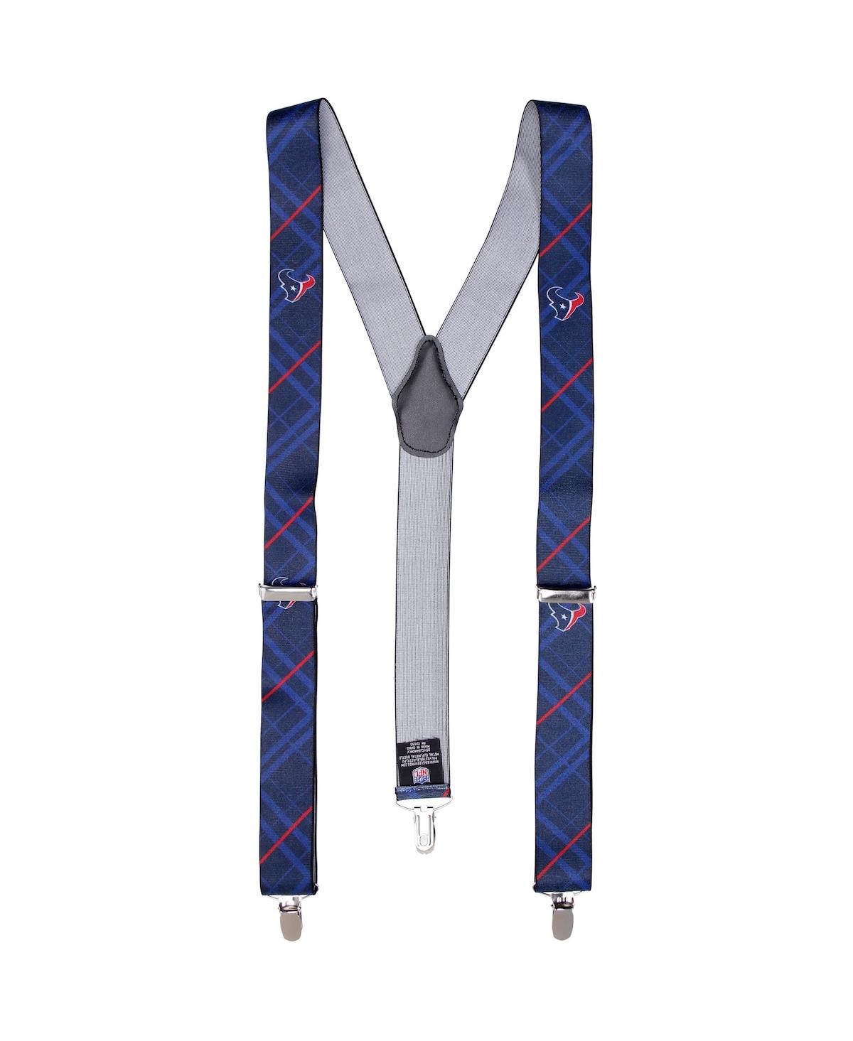 Men's Blue Houston Texans Suspenders - Blue