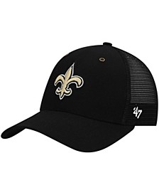 Men's Carhartt X '47 Black New Orleans Saints Mvp Trucker Snapback Hat