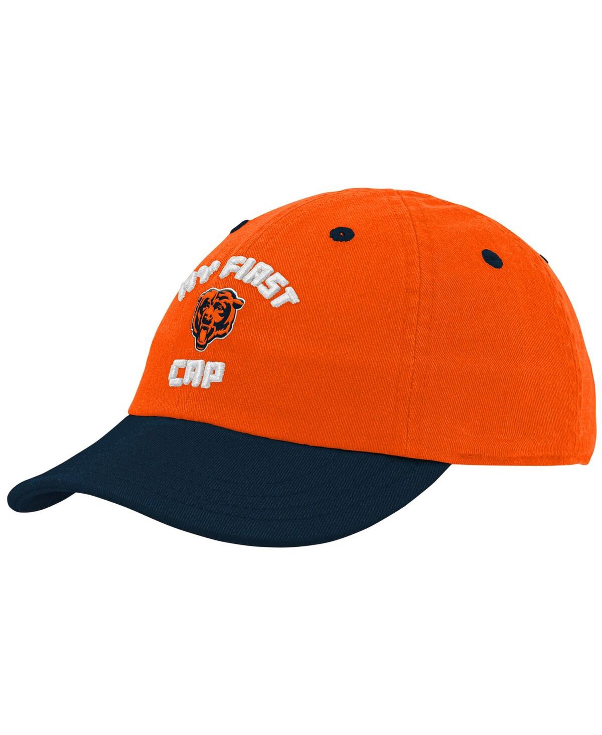 Outerstuff Babies' Infant Unisex's Orange Chicago Bears My First Pixel Slouch Flex Hat