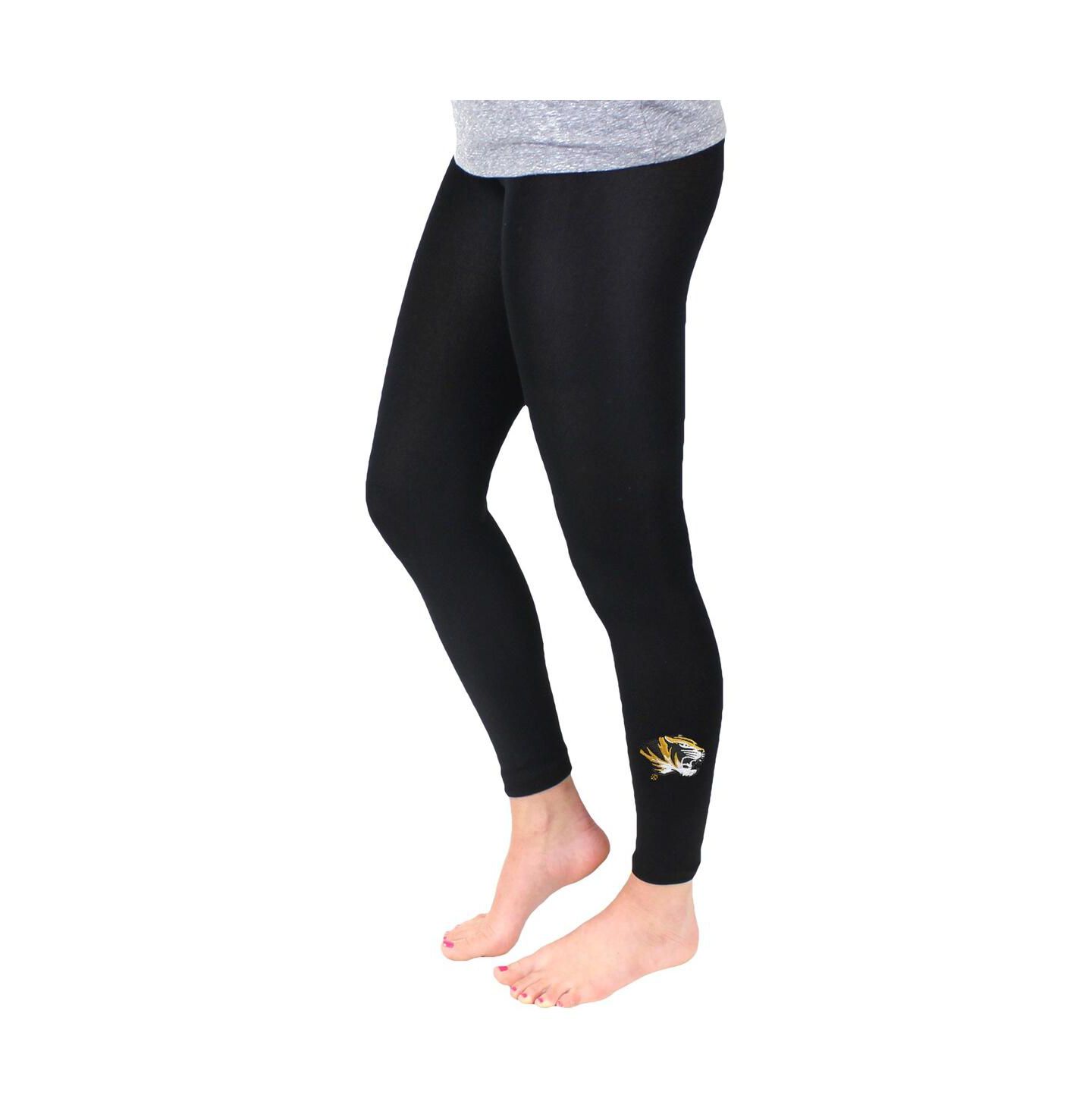 Женские леггинсы ZooZatz Black Missouri Tigers Fleece — фото 1