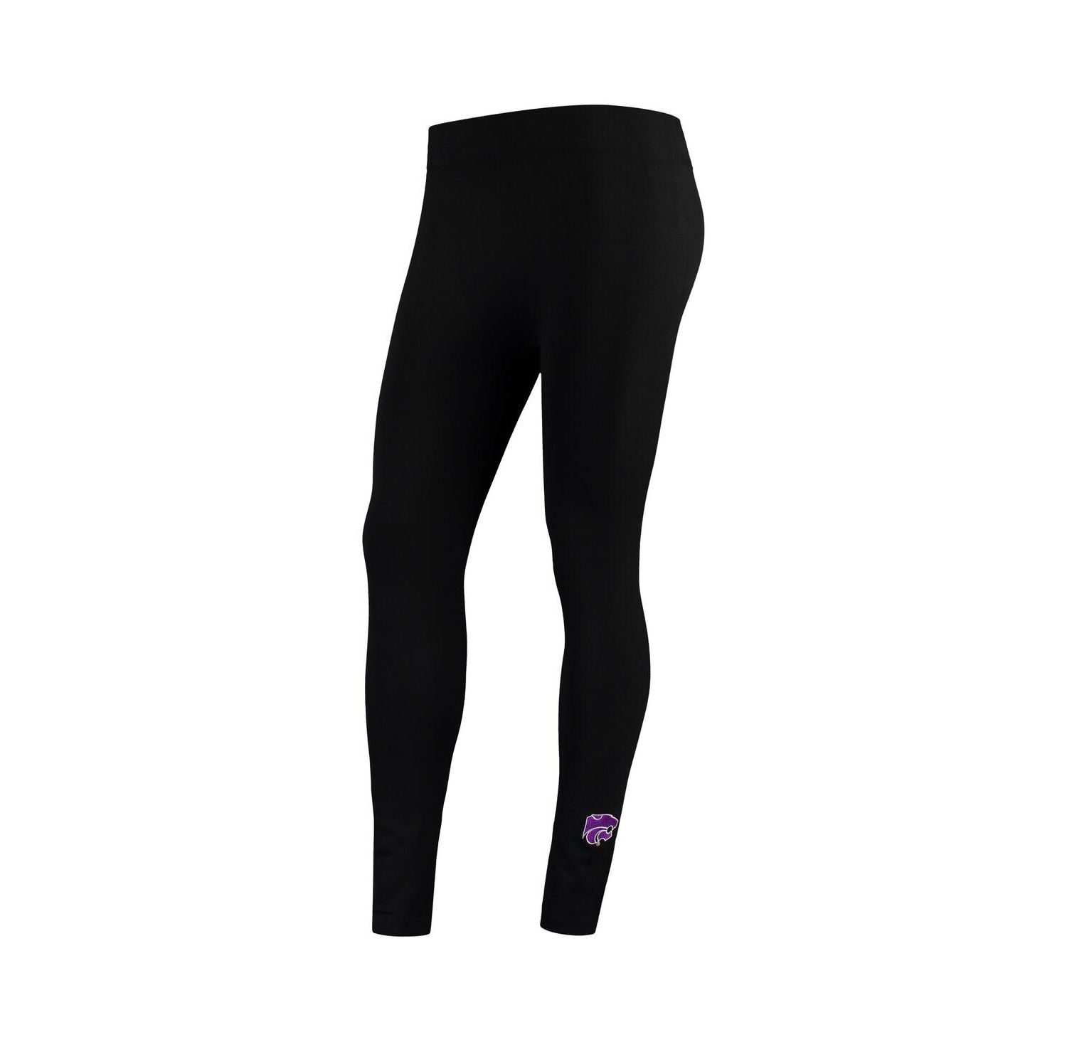 Women's Black Kansas State Wildcats Fleece Leggings