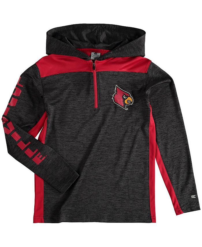 Louisville Cardinals Sweatshirt Youth XL (20) Red Colosseum Athletics Hoodie  1T