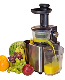 Slow Juicer, Cold Press Juicing Machine for High Quality Nutrient-Dense Juice, Powerful Masticating Juice Extractor for Leafy Greens, Herbs, Wheatgrass, Fruits, Vegetables, Easy to Clean