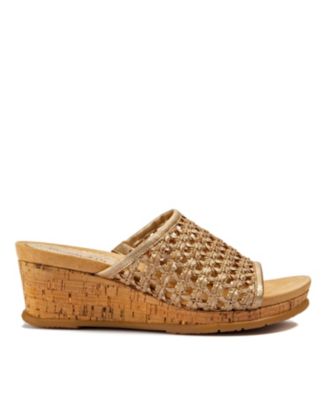 Women's Flossey Slide Wedge Sandals