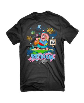 Junk Food Women's Black NFL SpongeBob x King Saladeen Patrick Coach T ...