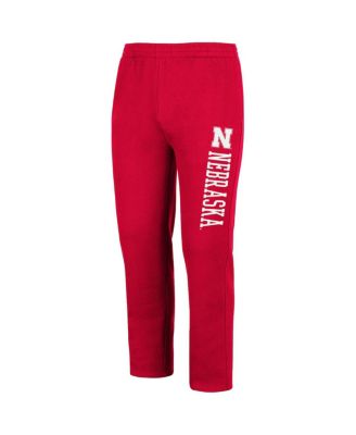 Men's Scarlet Nebraska Huskers Fleece Pants